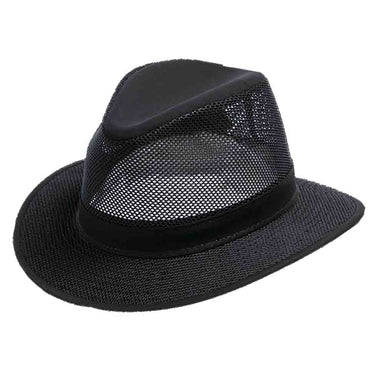 Packable Hiker Hat, S to 3XL Hat Sizes - Henschel Breezer Hats Safari Hat Henschel Hats h4310BKM Black Medium (22 1/4")