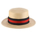Paddock Handwoven Panama Skimmer Hat - Scala Classico Mens Hats, Panama Hat - SetarTrading Hats 