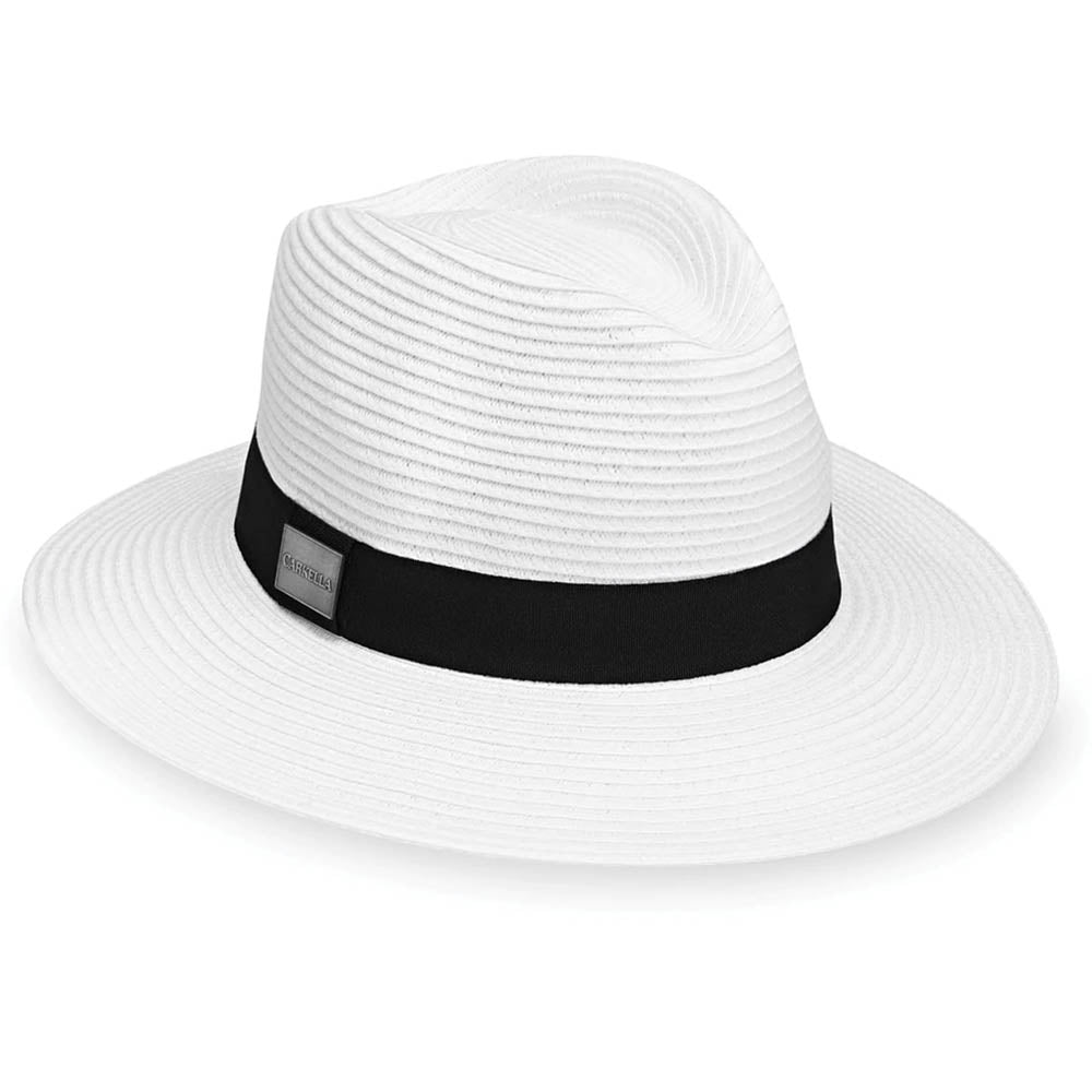 Palm Beach Crushable Safari Hat - Carkella Golf Hats Safari Hat Wallaroo Hats PLMBCHMWHM White M/L (59 cm) 