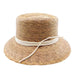 Palm Bucket Hat with Rope Band - Peter Grimm Headwear Wide Brim Hat Peter Grimm    