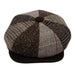 Patchwork Multi Color Wool Newsboy Cap - Epoch Hats Flat Cap Epoch Hats    