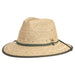Penida Rush Straw Safari Hat with Chin Cord - Tommy Bahama Safari Hat Tommy Bahama Hats TBM374-NAT1 Natural S/M (56-57 cm) 