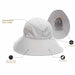 Performance Mesh Wide Brim Cloche Hat - Scala Hats Bucket Hat Scala Hats    