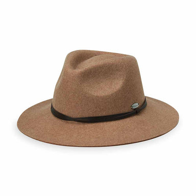 Petite Aspen Wool Felt Safari Hat - Wallaroo Hats Safari Hat Wallaroo Hats PASPE-Camel Camel Small (56 cm) 