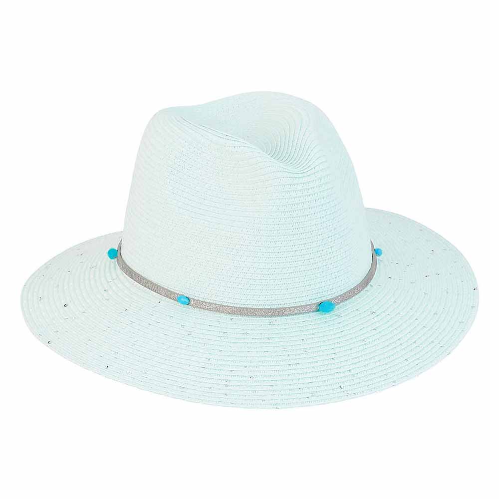 Petite Safari Hat with Sequin Brim - Sunny Dayz™ Safari Hat Sun N Sand Hats HK209B Mint Small (55 cm) 