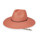 Petite Sanibel Wide Brim Safari Hat with Chin Cord - Wallaroo Hats Safari Hat Wallaroo Hats PSANI-CO Coral Small (55 cm) 