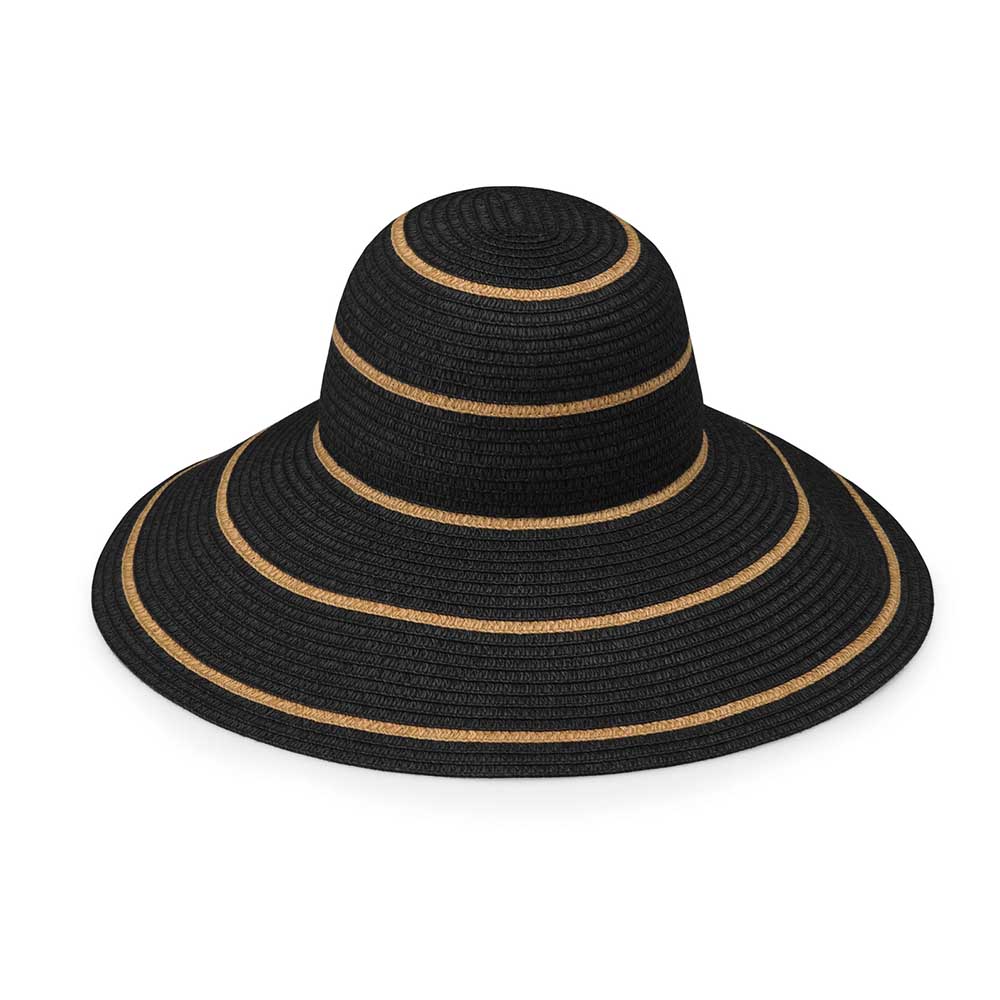 Petite Savannah Wide Brim Sun Hat - Wallaroo Hats Wide Brim Hat Wallaroo Hats PSAV-Black Black Small (56 cm) 