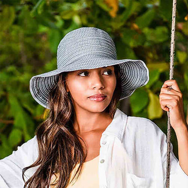 Petite Scrunchie Hat by Wallaroo Hat Company Wide Brim Sun Hat Wallaroo Hats