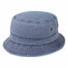Pigment Dyed Twill Bucket Hat - Mega Cap Bucket Hat MegaCI 7801nvs Navy S/M (56 cm) 