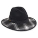 Plaid Brim Wool Felt Safari Hat - Adora® Hats, Safari Hat - SetarTrading Hats 