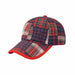 Plaid Cotton Baseball Cap for Small Heads, Cap - SetarTrading Hats 