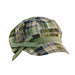 Plaid Cotton Newsboy Cap with Bow for Small Heads Cap MegaCI    