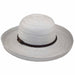 Polybraid Kettle Brim Hat in Neutral Colors - Jeanne Simmons Hats Kettle Brim Hat Jeanne Simmons js8002WH White/Beige  