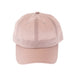 Quick-Dry Nylon Baseball Cap for Small Heads - Fun Day Sun Hats Cap Boardwalk Style Hats DA2954RS Rose XS (52-54 cm) 