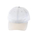 Quick-Dry Nylon Baseball Cap for Small Heads - Fun Day Sun Hats Cap Boardwalk Style Hats DA2954WH White XS (52-54 cm) 