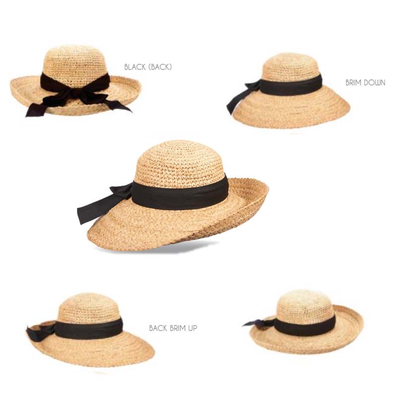 Raffia Big Brim Hat to Wear 5 Fabulous Ways - Callanan Hats  display picture 3
