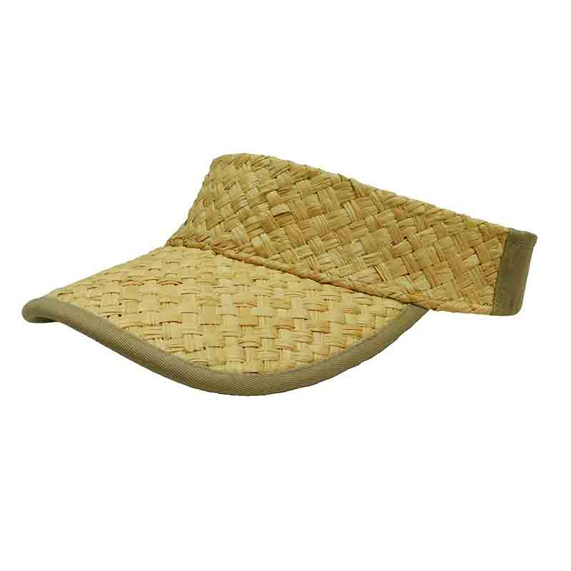 Woven Raffia Tennis - Golf Sun Visor for Men - DPC Global  display picture 1