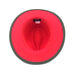 Red Bottom Hats Fashion Felt Fedora Hat - Milani Hats Fedora Hat Milani Hats    