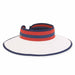 Red White and Blue Wrap Around Visor Hat - Sun 'N' Sand Hats, Visor Cap - SetarTrading Hats 