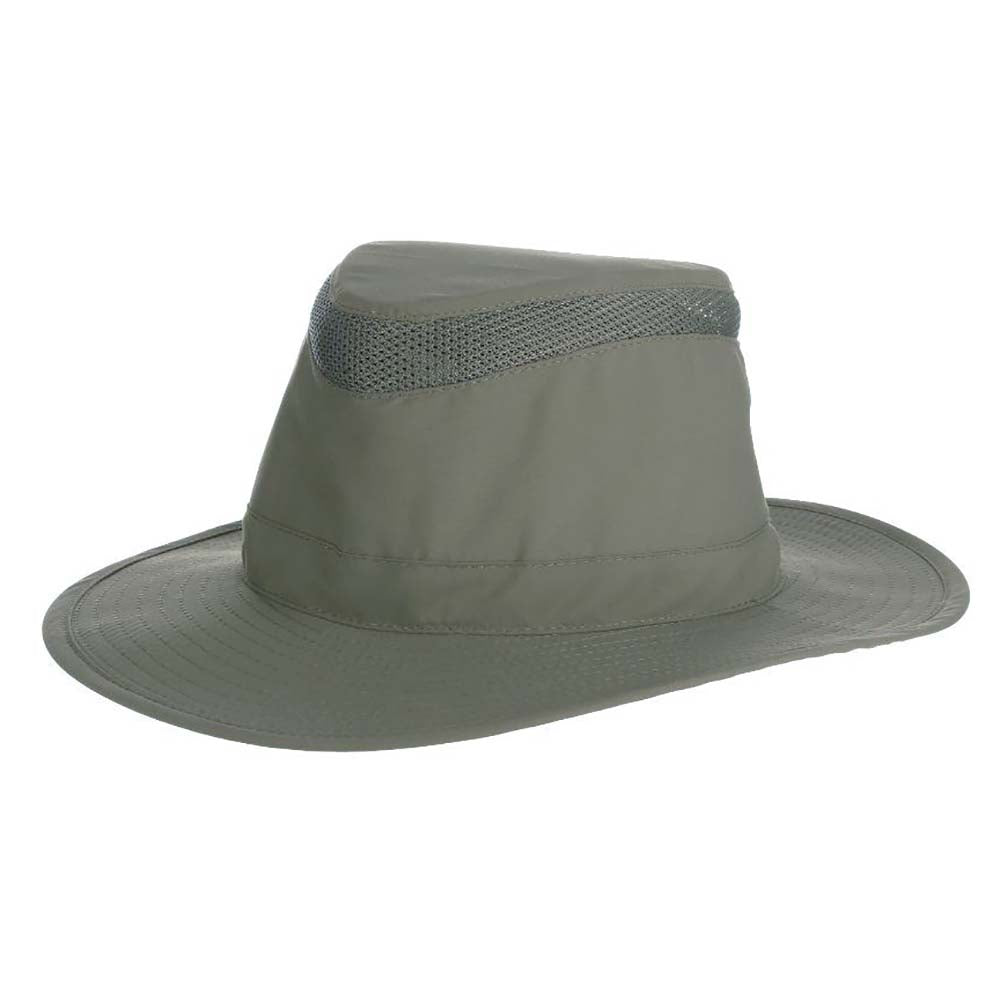 Reel In No Fly Zone Neck Flap Hiking Hat - Stetson Hats Bucket Hat Stetson Hats STC325-WLW2 Willow M (22 5/8") 