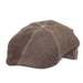 Regal Antique Leather Flat Cap - Stetson Hat Flat Cap Stetson Hats STW378 Brown Medium 