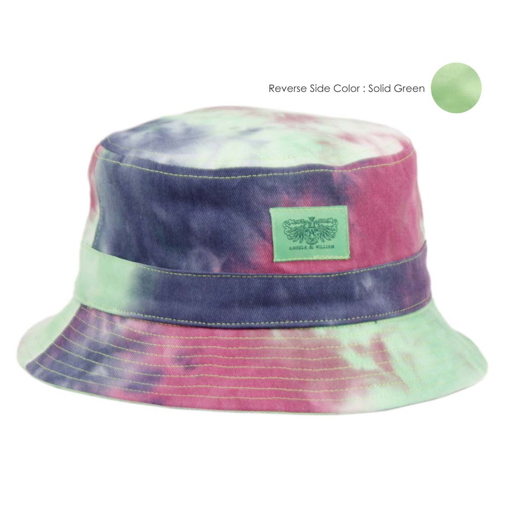 Reversible Tie Dye Cotton Bucket Hat - Angela & William Hats, Bucket Hat - SetarTrading Hats 