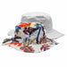 Junior Reversible Wide Brim Cotton Boonie Hat - Karen Keith Hats Bucket Hat Great hats by Karen Keith CH98K-I White S/M (56-57 cm) 