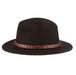 Richmond Crushable Water Repellent Wool Felt Safari Hat - Scala Hat Safari Hat Scala Hats    