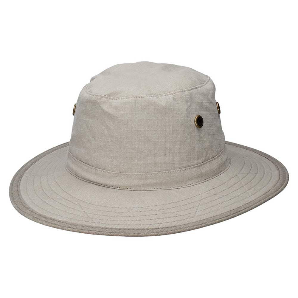 Rip Stop Cotton Boonie with Floatable Brim - DPC Outdoor Hats Bucket Hat Dorfman Hat Co. MC428-PUTTY2 Putty Medium 