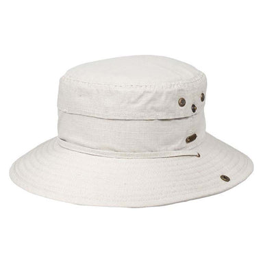 Rip Stop Cotton Bucket Hat with Side Snaps - DPC Outdoor Hats, Bucket Hat - SetarTrading Hats 