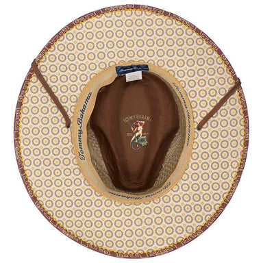 Roatan Rush Straw Safari Hat with Chin Cord - Tommy Bahama Safari Hat Tommy Bahama Hats