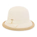 Rolled Brim Straw Cloche Hat - Sun 'N' Sand Hats, Cloche - SetarTrading Hats 