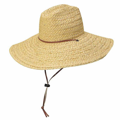 Rough Braid Raffia Lifeguard Hat - Scala Hats, Lifeguard Hat - SetarTrading Hats 