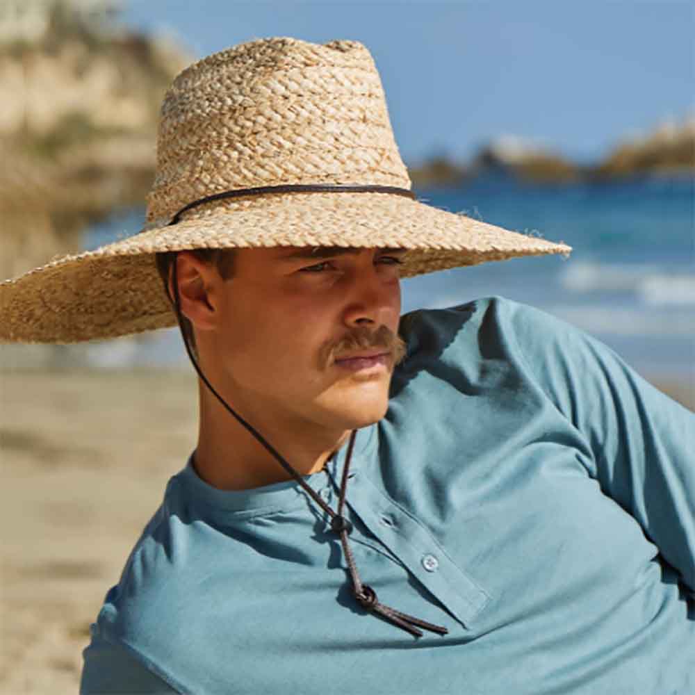 Rough Braid Raffia Lifeguard Hat - Scala Hats — SetarTrading  display picture 2