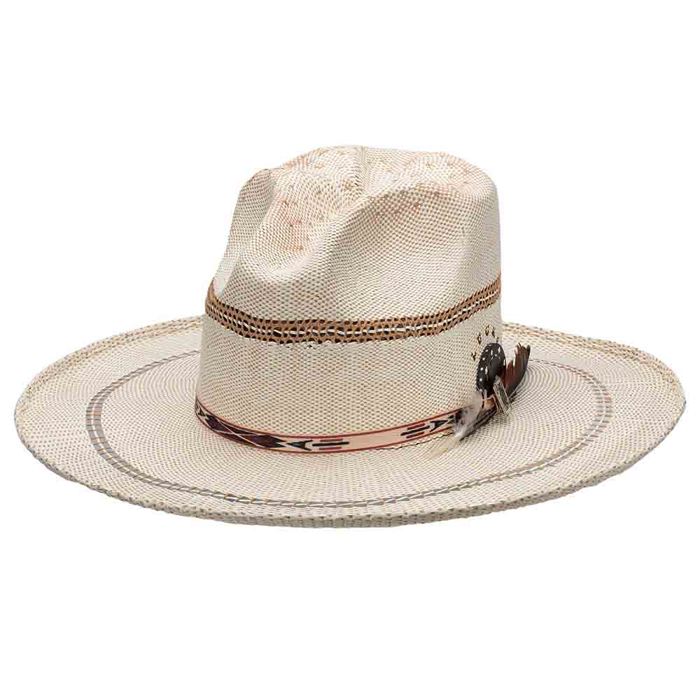 Royal Flush Bangora Straw Club Cowboy Hat - Biltmore Vintage Hats ...