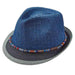 Fedora Hat with Navajo Band by Carlos Santana, Fedora Hat - SetarTrading Hats 