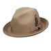 Stacy Adams Wool Fedora Hat Fedora Hat Stacy Adams Hats MWWF930KHM Khaki M 