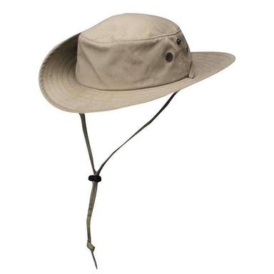Solarweave® Brushed Cotton Boonie - DPC Outdoor Design Bucket Hat Dorfman Hat Co. SPF1CMs Camel S 