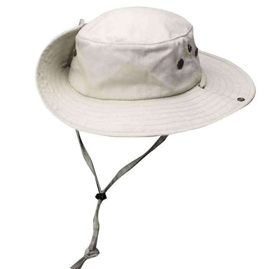 Solarweave® Cotton Boonie - DPC Outdoor Design Bucket Hat Dorfman Hat Co. SPF1S Oatmeal Small (55 cm) 