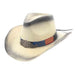Bold Eagle USA Cowboy Hat - Milani Hats Cowboy Hat Milani Hats STE007 Natural M/L (58.5 cm) Straw