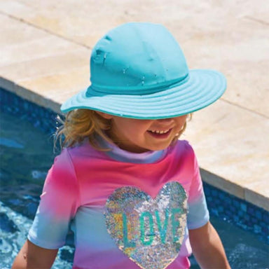 Sandpiper Lycra® Sun and Swim Hat for Girls - Scala Hats for Kids, Wide Brim Hat - SetarTrading Hats 