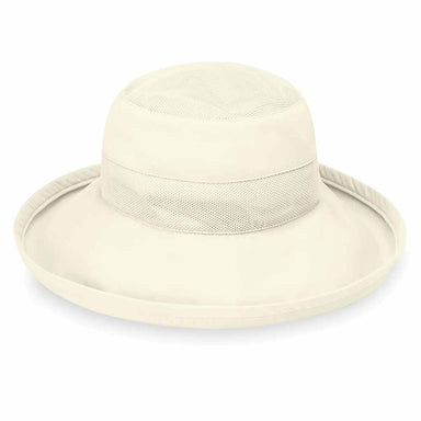 Seaside Sun Hat with Mesh Crown - Wallaroo Hats Kettle Brim Hat Wallaroo Hats SEASIDE Natural  