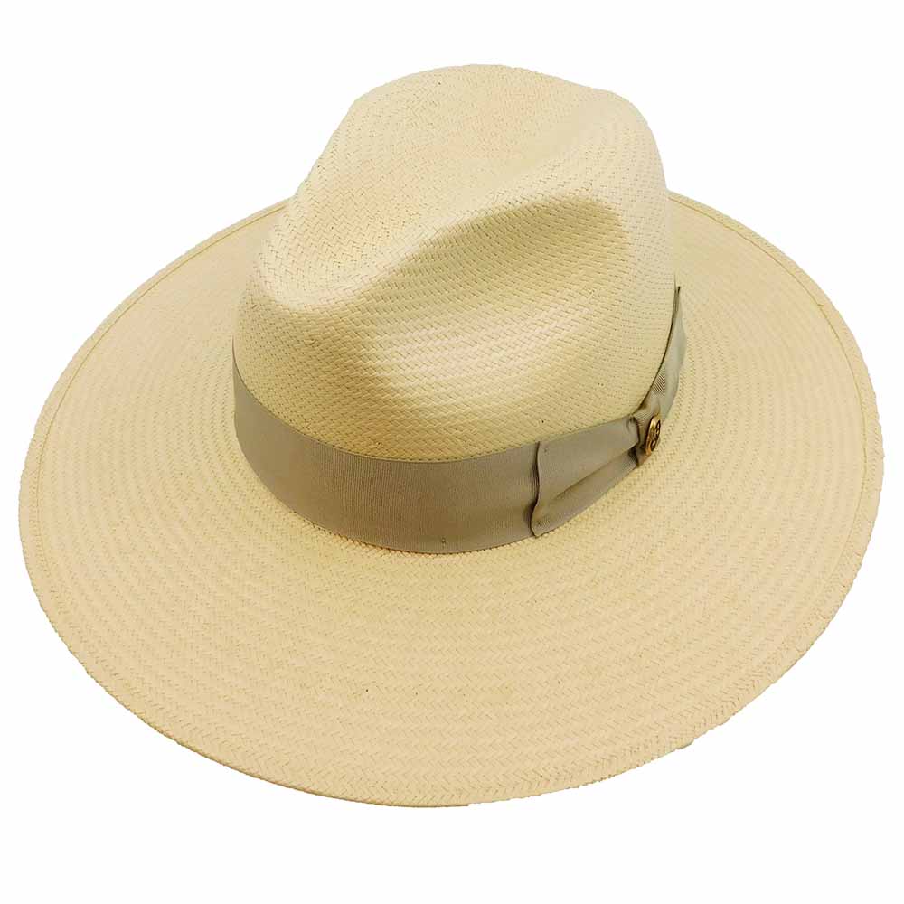 Senna Handwoven Shantung Flat Brim Hat - Biltmore USA  display picture 3