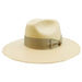 Senna Handwoven Shantung Flat Brim Hat - Biltmore USA, Safari Hat - SetarTrading Hats 