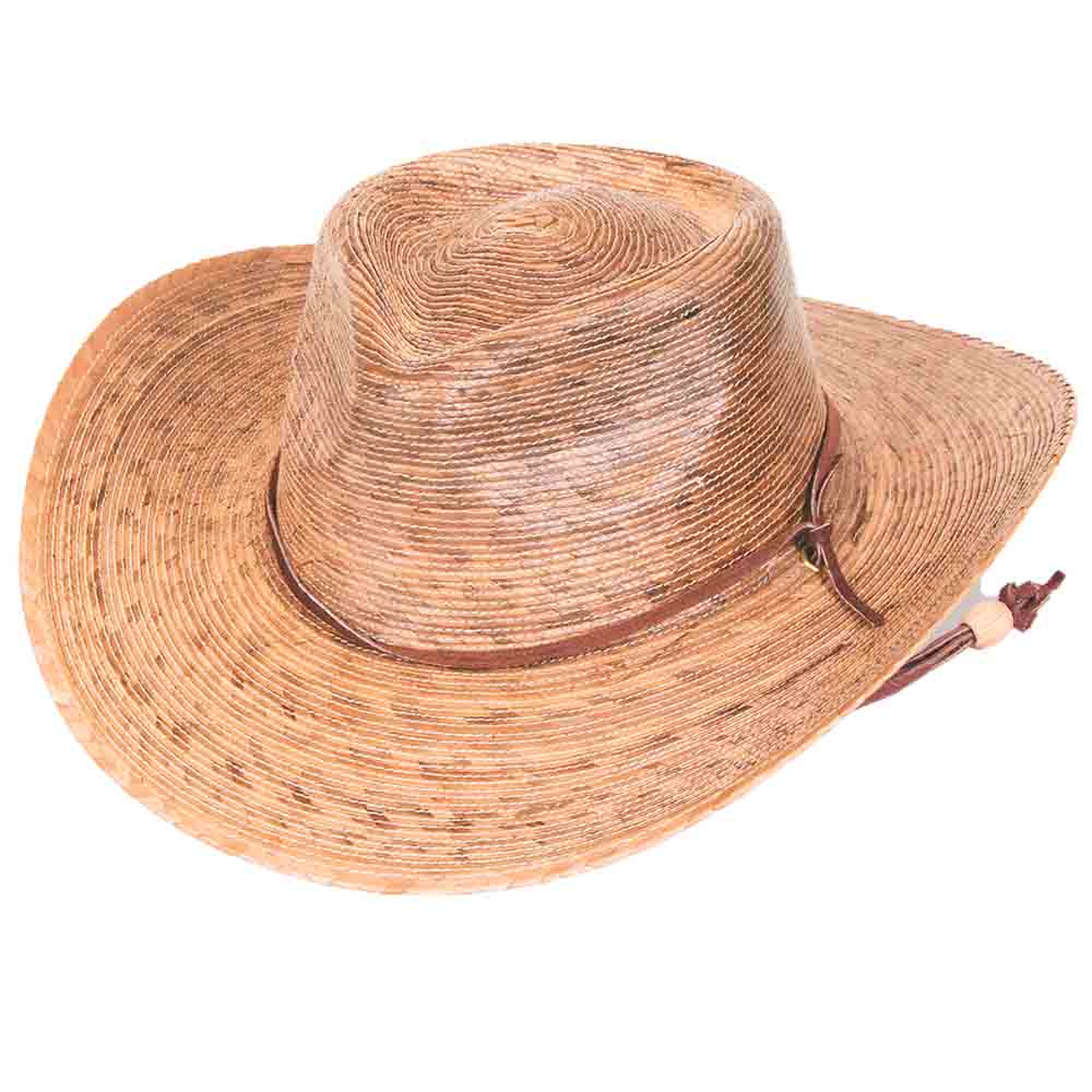 Sierra Burnt Palm Leaf Western Hat - Tula Hats Cowboy Hat Tula Hats TU1-8000 Burnt Palm Small (55 cm)