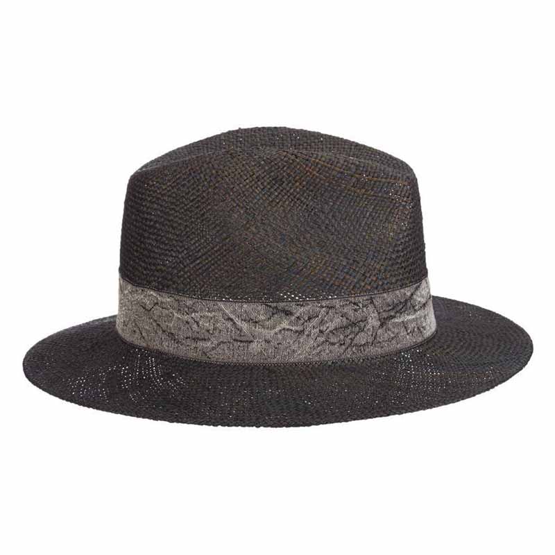 Signoria Bao Straw Fedora Hat - Brooklyn Hat Co, Fedora Hat - SetarTrading Hats 