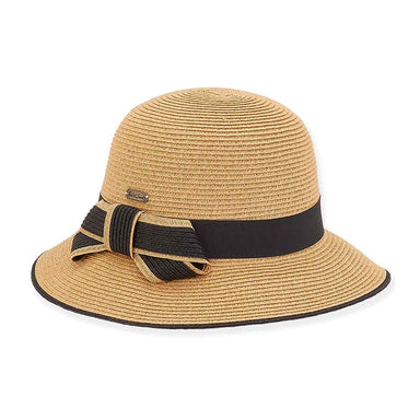 Small Brim Sun Hat with Straw Band - Sun 'N' Sand Hat, Cloche - SetarTrading Hats 