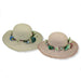 Small Heads Fringe Edge Sun Hat - JSA Petite Hats Wide Brim Sun Hat Jeanne Simmons JS1059 Ivory XS (53 cm) 