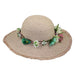 Small Heads Fringe Edge Sun Hat - JSA Petite Hats Wide Brim Sun Hat Jeanne Simmons    