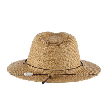 Small Heads Straw Safari Hat with Chin Cord - Scala Kid's Safari Hat Scala Hats    